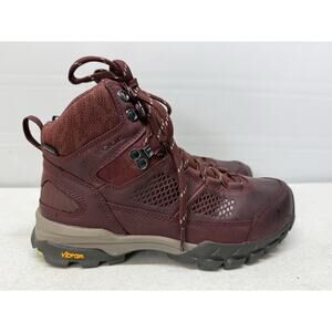Vasque Talus AT UltraDry Boots Women's 7.5 Wide Rum Raisin Burgundy 7385 Hiking
